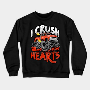 I CRUSH HEART | MONSTER TRUCK Crewneck Sweatshirt